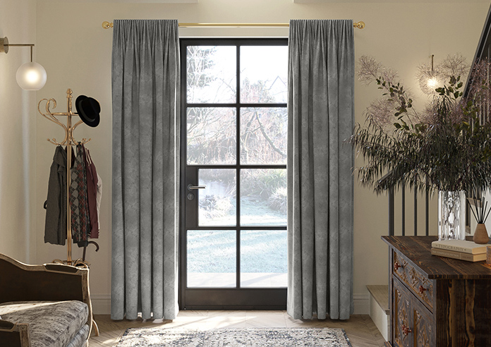 Florence Faux Suede, Woodland - Made to Measure Curtains - Image 3
